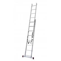 Veelzijdige ladder 2x8 treden 4,75meter! *NIEUW*