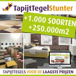 TAPIJTTEGEL OUTLET Grote voorraad restpartijen Tapijttegels