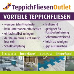 Nu Gratis verzending Heuga & Interface Tapijttegels