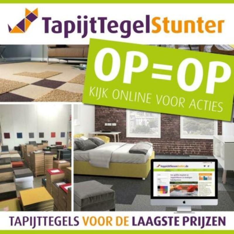 SUPER AANBIEDING Interface Tapijttegels *Nieuw NU voor €1,25