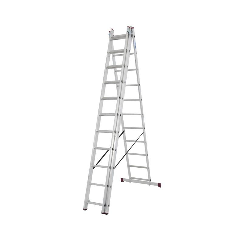 Vouwladder 3x11 treden 7,25 meter *NIEUW*