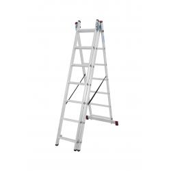 Vouwladder 3x7 treden 5,10m. *NIEUW*