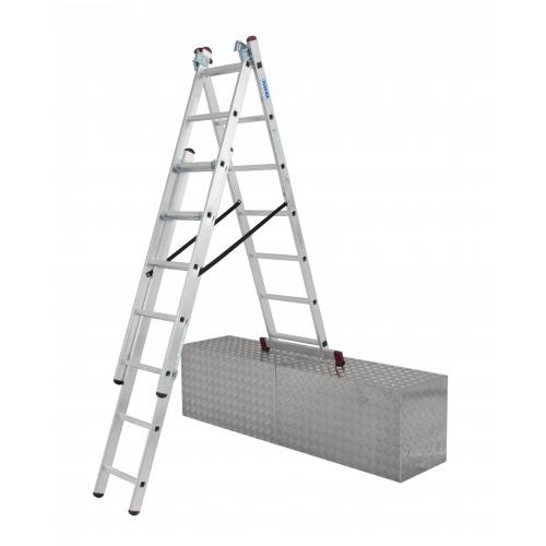 Vouwladder 3x7 treden MET trapfunctie 5,10m *NIEUW*