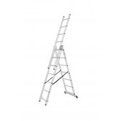 Vouwladder 3x7 treden MET trapfunctie 5,10m *NIEUW*