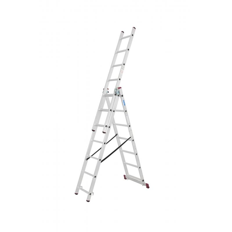 Vouwladder 3x7 treden MET trapfunctie 5,10m *NIEUW*