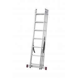 Vouwladder 3x7 treden MET trapfunctie 5,10m *NIEUW*