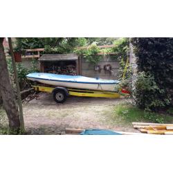 SPLASH zeilboot te koop incl. Strand- en baantrailer