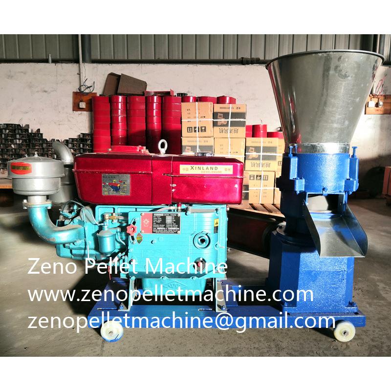 Grass pellet machine