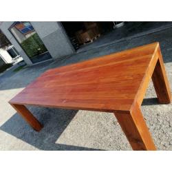 Eettafel in teak hout