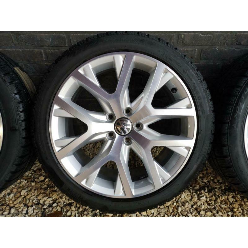 VW Winterbanden   velgen Jantes VW   Pneus d&#039;hiver 225/45/18