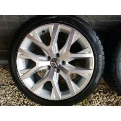 VW Winterbanden   velgen Jantes VW   Pneus d&#039;hiver 225/45/18