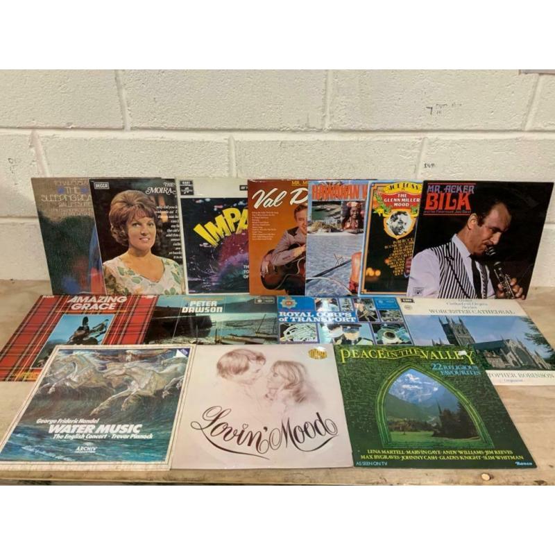 Pallets Vinyl Albums/Singles - Elvis, Como Mozart Abba Ets