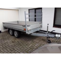 henra dubbel asser aanhangwagen