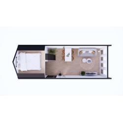 TINY HOUSE VIKING 31,8m2 Kostenloser Versand Container