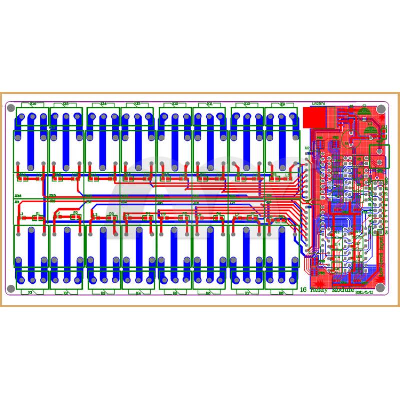 Arduino 16 relaiskaart