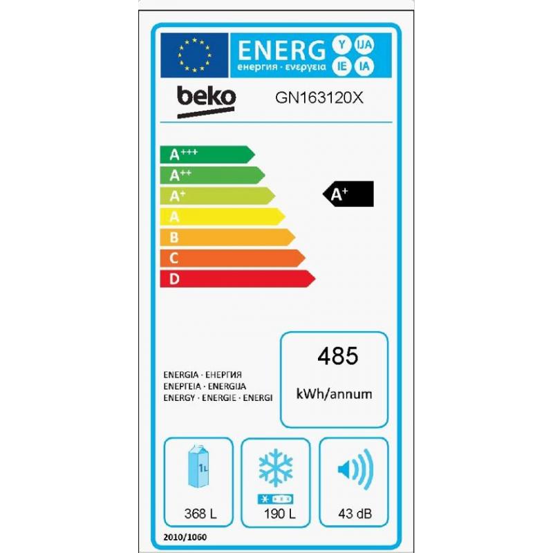 Beko Inox Amerik side by side combi koelkast