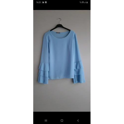 blauwe blouse van Terra di siena NIEUW