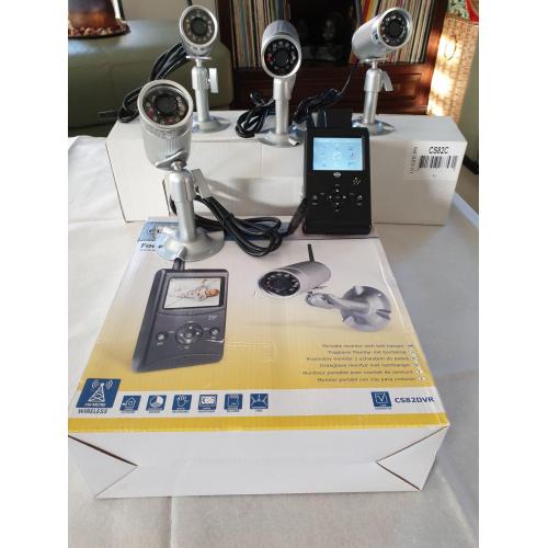 ELRO CS82DVR Draagbare Monitor met 4 Draadloze camera&#039;s