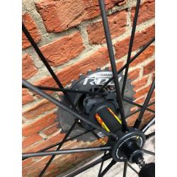 MAVIC racefiets wielen - high end - met nieuwe sram red 11-32 (11s) cassette en ketting