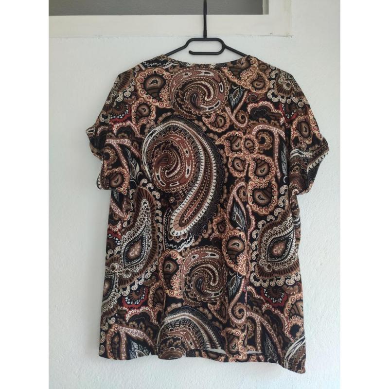 FOS Amsterdam | Paisley bohemian hippie shirt — Maat M