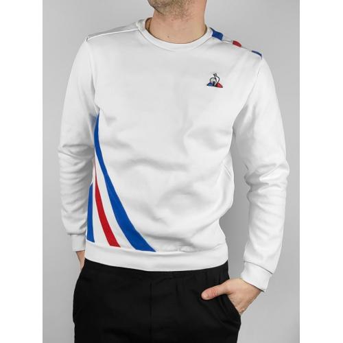 Le Coq Sportif sweatshirt met ronde hals - Wit - Maat M