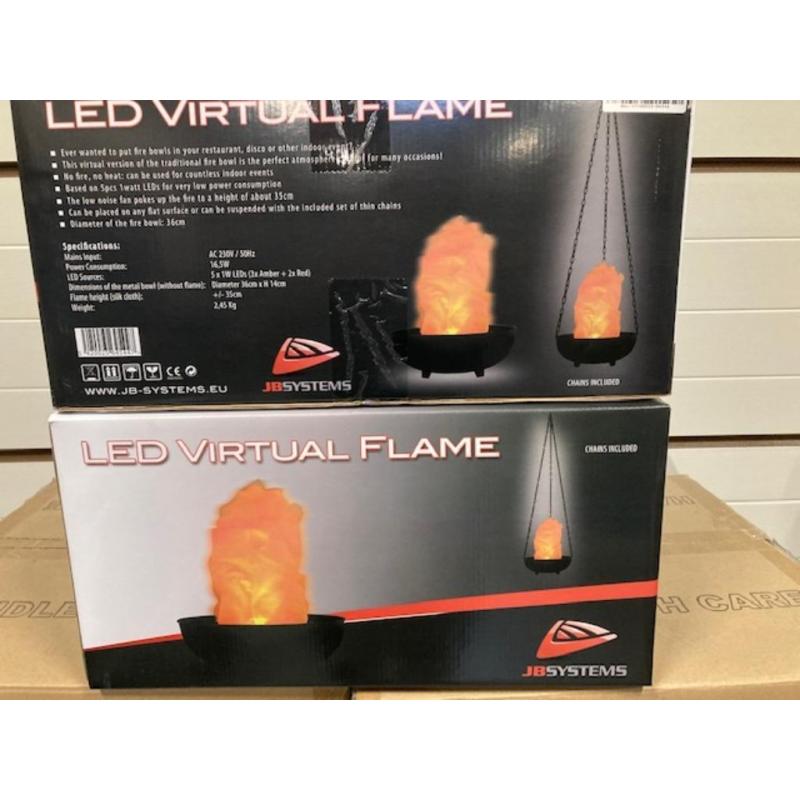 3 x LED VIRTUAL FLAME