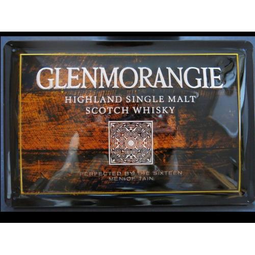 Reclamebord van Glenmorangie Schotse Whisky in reliëf-30 x 2