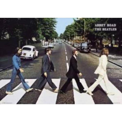 Reclamebord van Beatles on Abbey Road in reliëf -30x20 cm