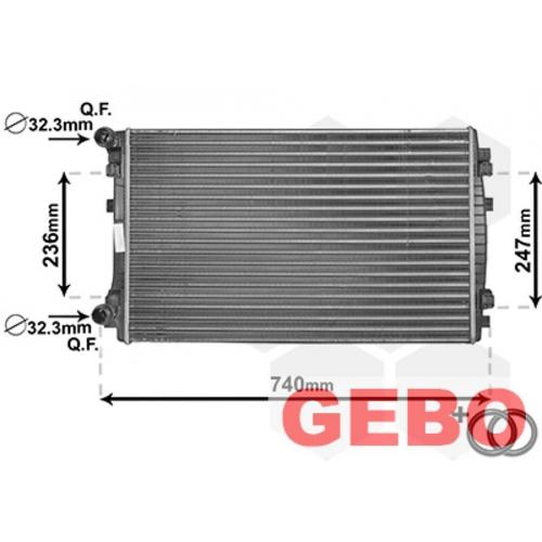 Audi a3 8V 2012 t/m 2016 2.0 TDI Radiateur 5Q0 121 251 GQ