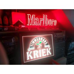 ORIGINELE NEON LICHTRECLAME MARLBORO jaren 60/70 = TOPSTUK