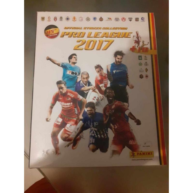 Panini Football Belgium 2017 - album gelijmd
