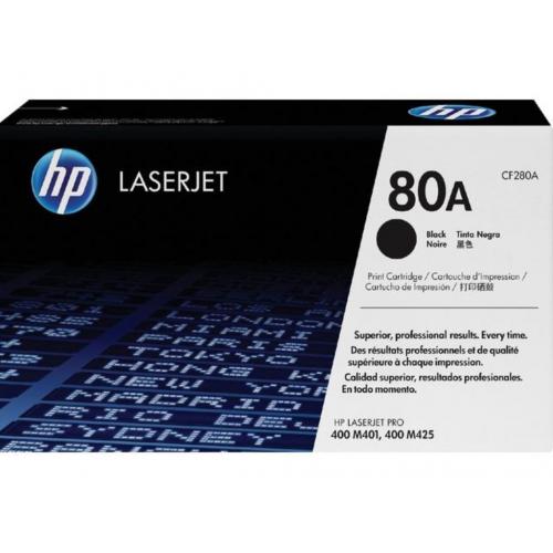 HP 80A (CF280A) LaserJet tonercartridge incl. HP printer