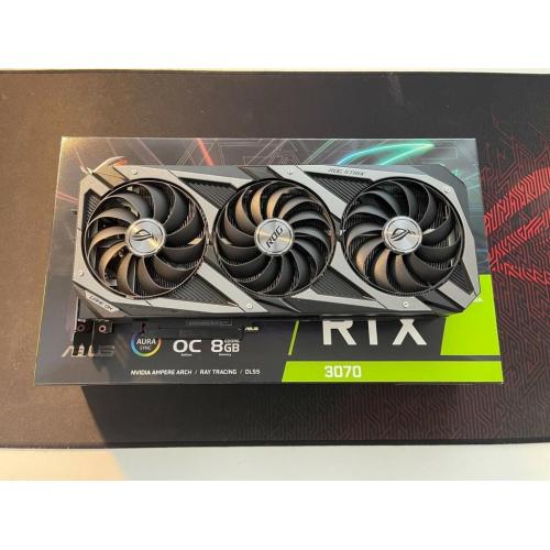 Asus Rog Strix RTX 3070 8G Factuur/Garantie/Doos