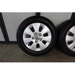 AUDI A3 en A4 - 15 inch velgen met winterbanden (winterset)