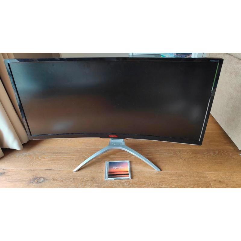 AOC AGON AG352UCG curved gaming monitor, was nieuw 1000€