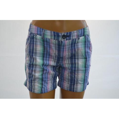 Clockhouse Geruite short blauw/grijs/groen/roze maat 38