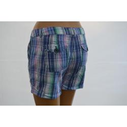 Clockhouse Geruite short blauw/grijs/groen/roze maat 38