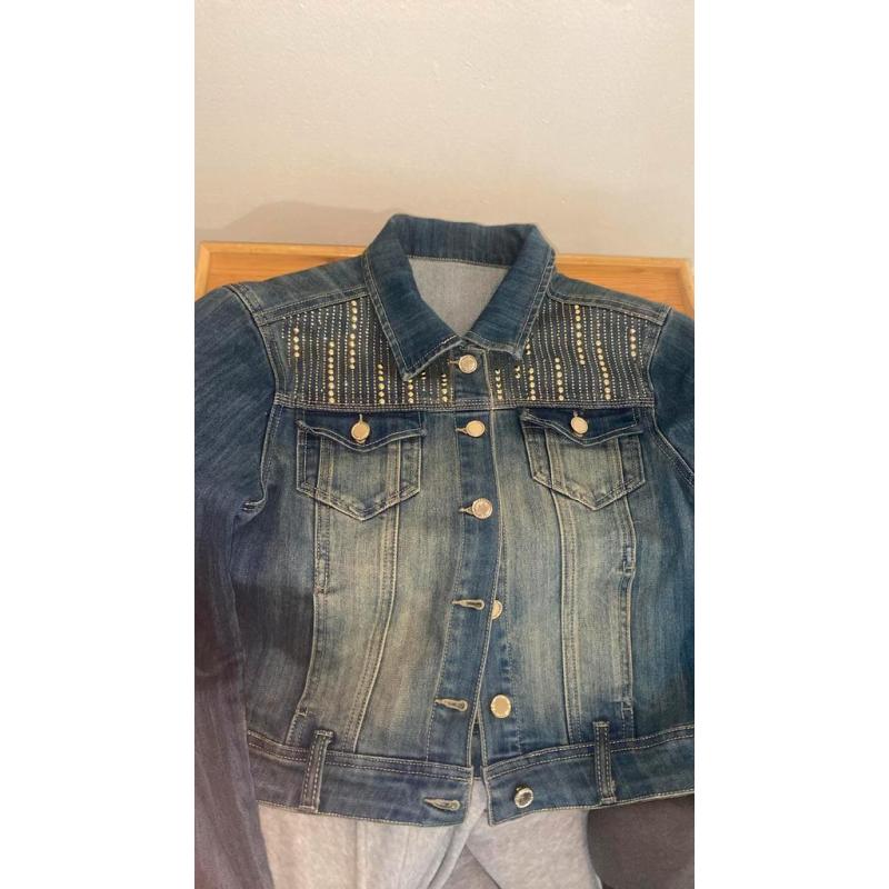 Veste en jeans Bershka