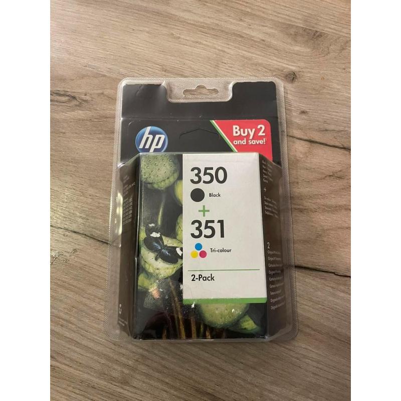 Nieuw. HP 350 2-pack zwart kleur