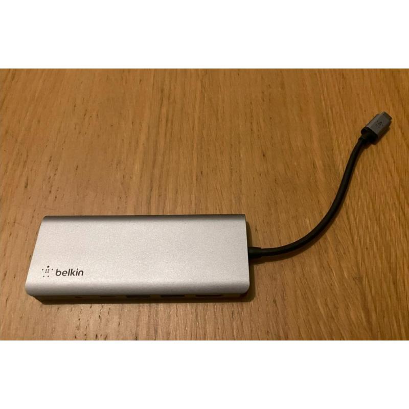 Belkin CONNECT Meerpoorts 7-in-1 USB-C-hubadapter