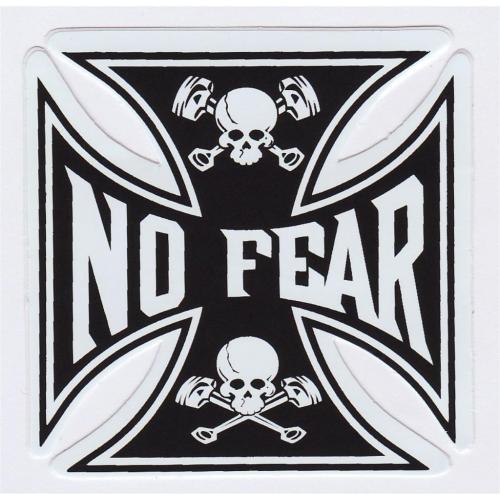 No Fear Iron Cross sticker #10