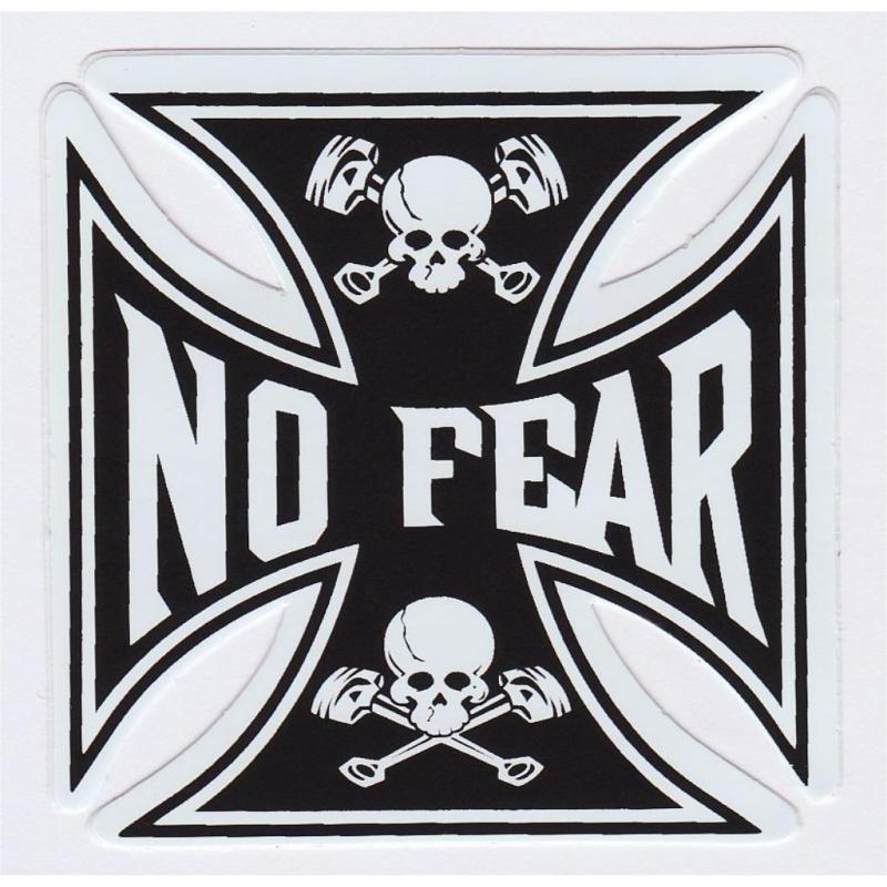 No Fear Iron Cross sticker #10