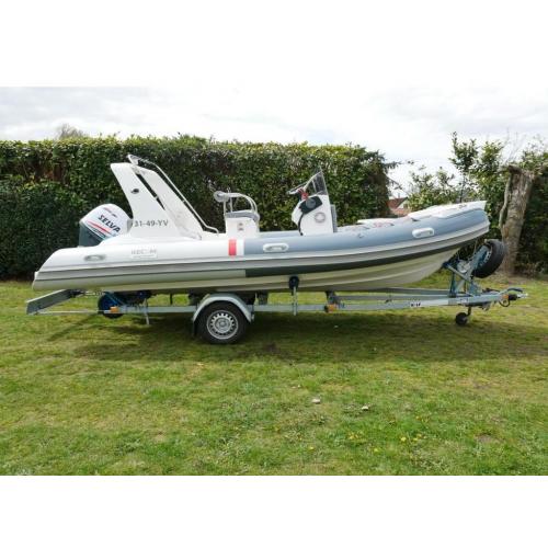 RIB boot+trailer Selva 75PK 6-7 pers 2017 set is z.g.a.nw