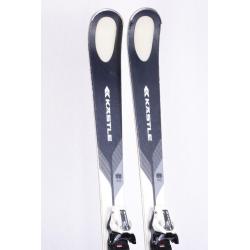 140; 148 cm dames ski's KASTLE DX73 2023, black/white, grip