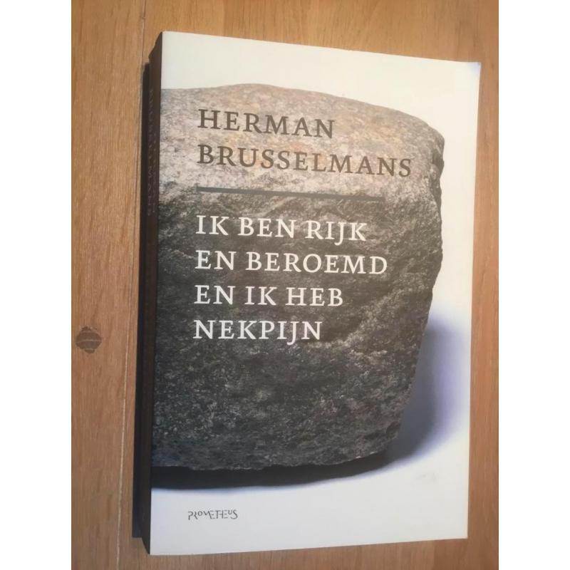 Herman Brusselmans :Ik ben rijk en beroemd en ik heb nekpijn