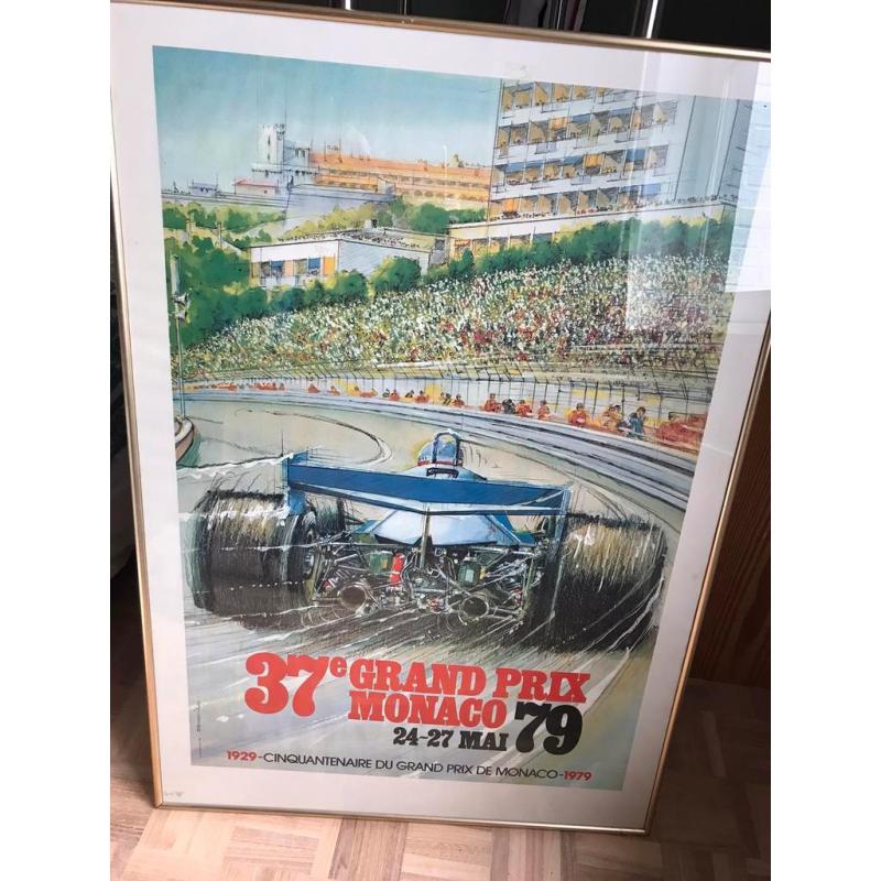 Affiche 37e Grand Grand prix Monaco 24-27 mai 1979