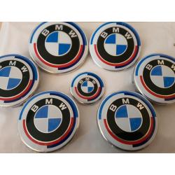 Bmw emblemen 50jaar set van 7 logo's G05 G01 f30 f15 g30 g20