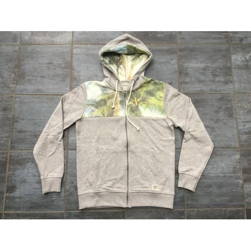 Jack & Jones hoodie / sweatvest met rits palmbomen maat M