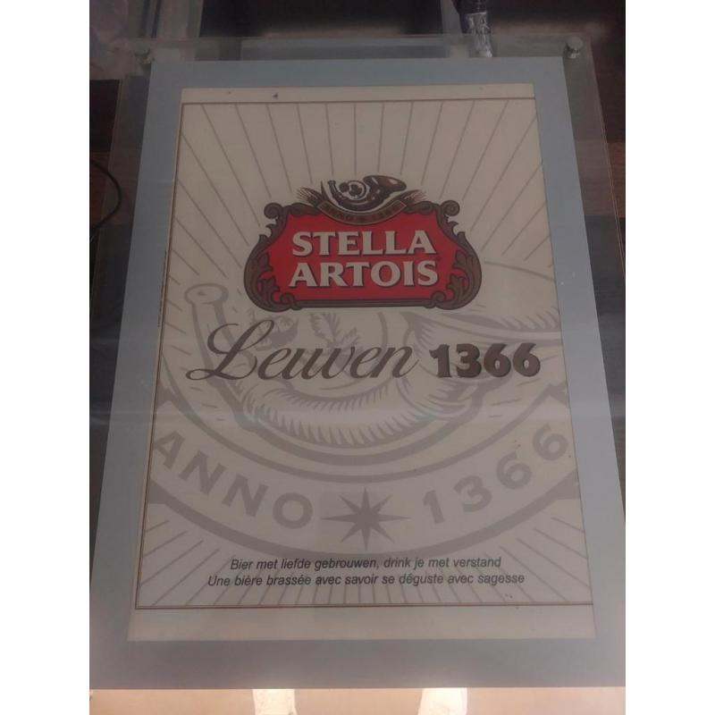 Reclame verlichting Stella Artois