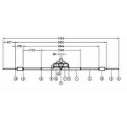 Fritzel FB-13 dipool voor 28 - 21 - 14 Mhz